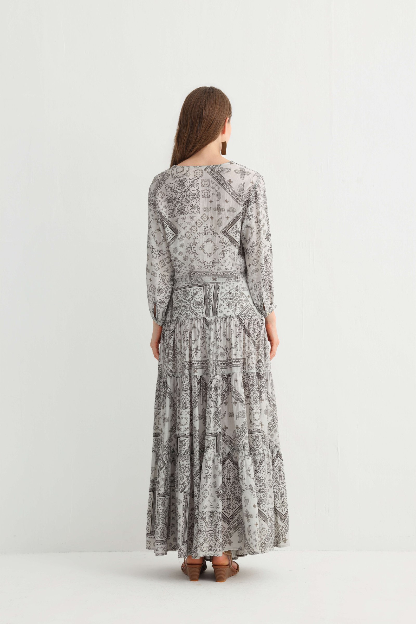 Bandana Print Maxi Skirt Set - Image 10